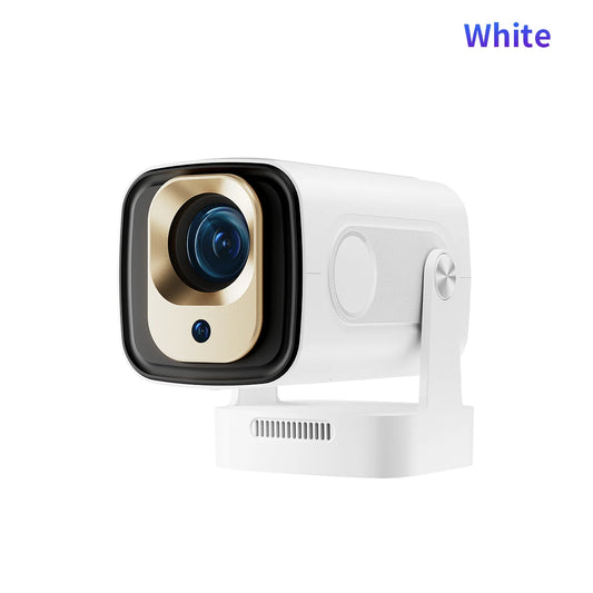 HY310 Mini Projector Auto Focus 4K Native 1080P 330ANSI Android11 5W Speaker Air Mouse Voice Assistant Upgrated HY300